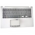 Carcasa superioara cu tastatura palmrest Laptop, Asus, VivoBook 15 X509U, X509UA, X509UB, X509UJ, 90NB0NC1-R33US1, 13NB0MZ1P04014-3, 39XKRTAJN30, 13NB0MZ0M06, X509UA-1S, argintie, layout US