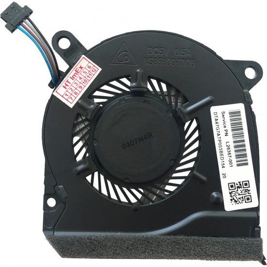 Cooler Laptop, Hp, Pavilion 14-CE, TPN-Q207, NS85B00-17K16, l26367-001, pentru placa video dedicata