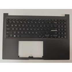 Carcasa superioara cu tastatura palmrest Laptop, Asus, VivoBook 16 R1605P, R1605PA, R1605V, R1605VA, R1605Z, R1605ZA, 90NB0ZA3-R31UI0, 13N1-GAA0341, X1605ZA-1K, iluminata, neagra, layout US