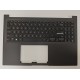 Carcasa superioara cu tastatura palmrest Laptop, Asus, VivoBook 16 X1605E, X1605EA, X1605P, X1605PA, X1605V, X1605VA, X1605VAP, 90NB0ZA3-R31UI0, 13N1-GAA0341, X1605ZA-1K, iluminata, neagra, layout US