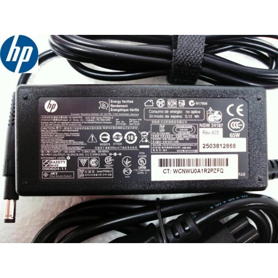 Incarcator Laptop, HP, Envy 4-1000, 693715–001, 19.5V, 3.34A, 65W, mufa 4.8x1.7mm