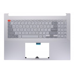 Carcasa superioara cu tastatura palmrest Laptop, Asus, VivoBook Pro 16X M7600Q, M7600QA, M7600QC, M7600QE, 90NB0V72-R30US0, 39XJDTAJNE0, M7600QE-8S, 90NB0V72-R30US0, iluminata, layout US