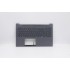 Carcasa superioara cu tastatura palmrest Laptop, Lenovo, Yoga Slim 7-15IIL05 Type 82AA, 5CB0X55840, 4BLS2TALV30, iluminata, gri, layout US