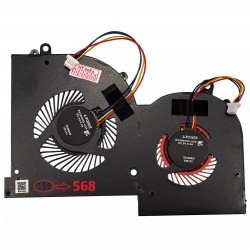 Cooler placa video Laptop Gaming, MSI, W65 8SK, 8SL, MS-16Q2, BS5005H5-U3N, 16Q2-GPU-CW, 16Q2-GPU-CCW, 5V, 0.5A, GPU