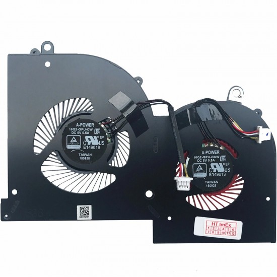 Cooler placa video Laptop Gaming, MSI, P65 Creator 8RF, 8RD, 9RD, MS-16Q2, MS-16Q3, BS5005H5-U3N, 16Q2-GPU-CW, 16Q2-GPU-CCW, 5V, 0.5A, GPU