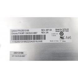 Tastatura Laptop, Lenovo, V580c Type 4980, rama albastra, layout US