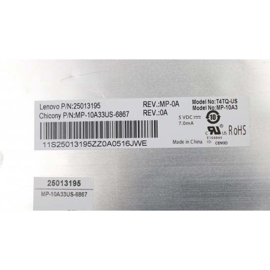 Tastatura Laptop, Lenovo, B570e Type 4760, rama albastra, layout US