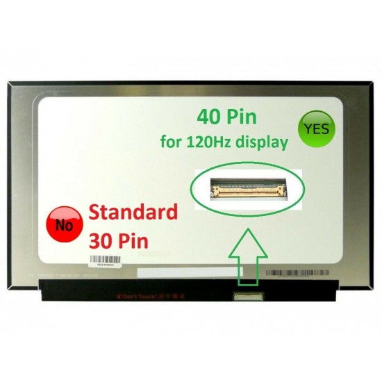 Display Laptop, Dell, Vostro 15 3520, 3525, D2W2X, 0D2W2X, NE156FHM-NX2, 15.6 inch, LED, slim, Full HD, 1920x1080, IPS, 350mm latime, 120Hz, 40 pini