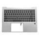 Carcasa superioara cu tastatura palmrest Laptop, HP, EliteBook 740 G7, 745 G7, M07090-001, M36312-001, 6070B1847701, iluminata, layout US