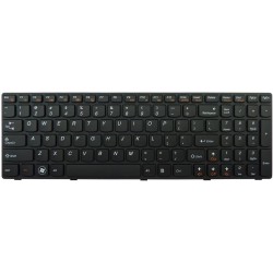 Tastatura Laptop, Lenovo, V580c Type 4980, rama neagra, layout US