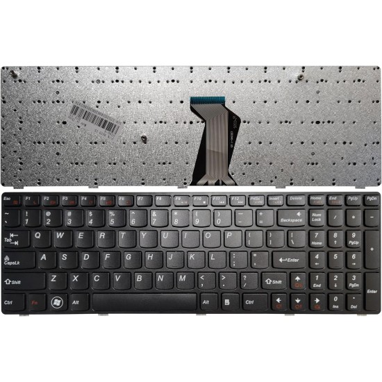 Tastatura Laptop, Lenovo, V570 Type 1066, rama neagra, layout US