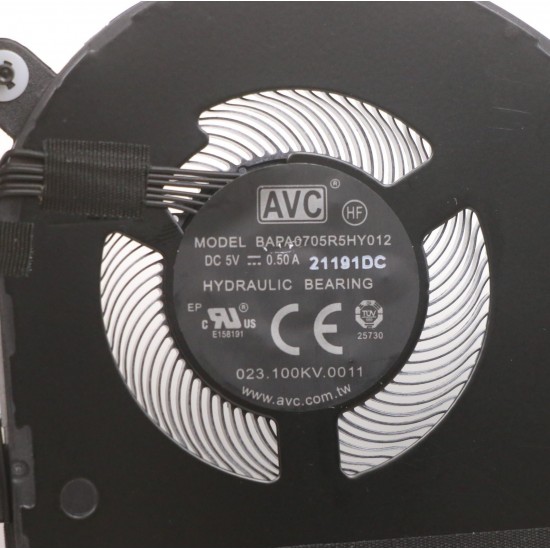 Cooler Laptop, Lenovo, Thinkpad L13 Gen 2 Type 21AB, 21AC, 5H41B77214, 5H41B77215, BAPA0705R5HY012, NS85C46-20B10, 5V, 0.50A