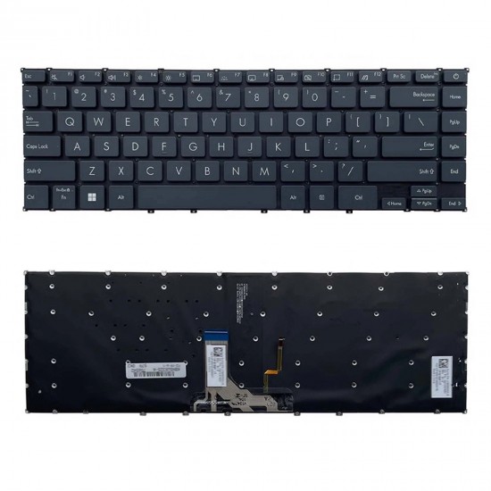 Tastatura Laptop, Asus, ZenBook 13 UM325S, UM325SA, UM325U, UM325UA, UM325UAZ, iluminata, layout US