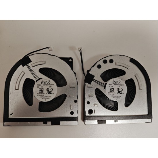 Set coolere compatibile Laptop, 5H40S20999, 5H40S21000, 5H40S21001, 5H40S21053, BN8508S2H-001P, BN8508S2H-002P, B8509BSHNF2301TN, B8509BSHSF2301TN, 12V, 0.5A