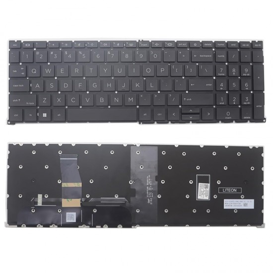 Tastatura Laptop, HP, ZBook Fury 16 G9, N19204-001, N19204-B31, iluminata, layout US