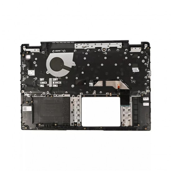 Carcasa superioara cu tastatura palmrest Laptop, Dell, Latitude 3510, P101F, P101F001, P101F002, 0JYG4Y, JYG4Y, 460.0KDA0.0001, iluminata, layout US