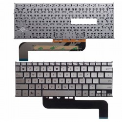 Tastatura Laptop, Asus, ZenBook UX21E, argintie, layout US