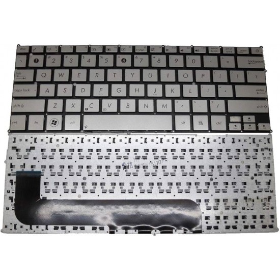 Tastatura Laptop, Asus, ZenBook UX21E, argintie, layout US