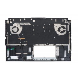 Carcasa superioara cu tastatura palmrest Laptop Gaming, Asus, TUF F17 FX707ZV4, FA707RC-1B, 90NR09I2-R31UI1, 33NJKTAJNB0, iluminata, layout US