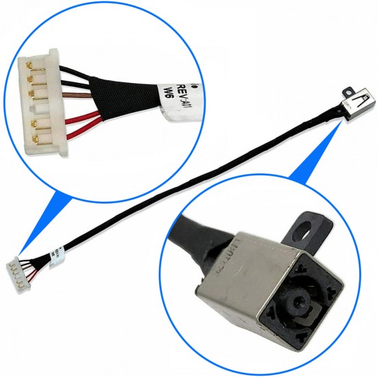 Mufa alimentare Laptop, Dell, Inspiron 14 3451, 3452, 0RYX4J, 450.03006.0001, Iris 15, 14cm