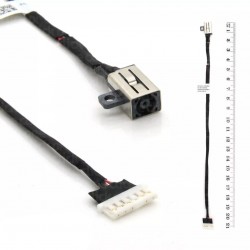 Mufa alimenare Laptop, Dell, Inspiron 15 7560, 7572, JM9RV, 0JM9RV, DC30100YE00, BKA40 DC Cable, 21cm