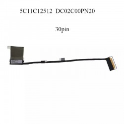 Cablu video LVDS Laptop, Lenovo, ThinkPad T14s Gen 2 Type 20WM, 20WN, 20XF, 20XG, 5C11C12512, DC02C00PN00, DC02C00PN10, DC02C00PN20, HT4B1 EDP Cable 30 FHD