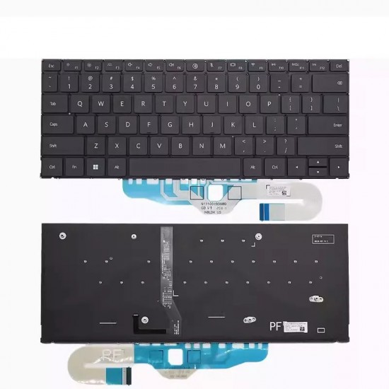 Tastatura Laptop, Huawei, MateBook X Pro 2022 MRG-W56, MRG-W76, MRGF-16, MRGF-X, iluminata, layout US