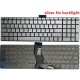 Tastatura Laptop, HP, Pavilion 17-W, 17T-W, TPN-Q174, argintie, layout US