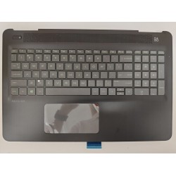 Carcasa superioara cu tastatura palmrest Laptop, HP, Pavilion 15-DP, L43006-001, EAG3501302N, iluminata, layout US