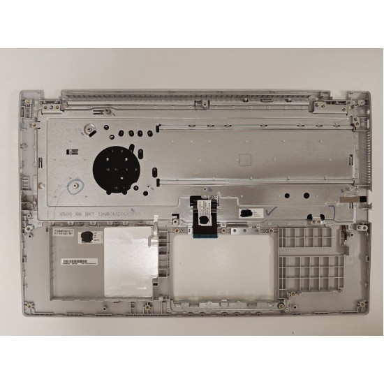 Carcasa superioara cu tastatura palmrest Laptop, Asus, VivoBook 15 M509B, M509BA, M509D, M509DA, M509DJ, 90NB0Q31-R32UK0, X509MA-1S, 13NB0MZ1P04016-3, 39XKRTAJN30, FBXKR009010, argintie, layout UK