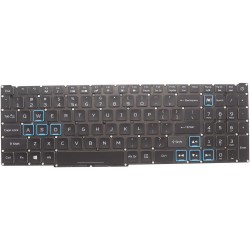 Tastatura Laptop Gaming, Acer, Predator Helios 300 PH317-53, N18I3, iluminata, RGB, layout US