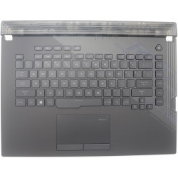 Carcasa superioara cu tastatura palmrest Laptop Gaming, Asus, ROG Strix Scar 15 G532L, G532LV, G532LW, G532LWS, 90NR02T1-R32US0, 6051B1401301, G532LWS-1A, iluminata RGB, layout US