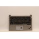 Carcasa superioara cu tastatura palmrest Laptop, Lenovo, Thinkpad E14 Gen 4 Type 21E3, 21E4, 21EB, 21EC, 20T7, 5M11H52932, AP1HJ0005G0AYL, AM226000300, iluminata, argintie, layout UK
