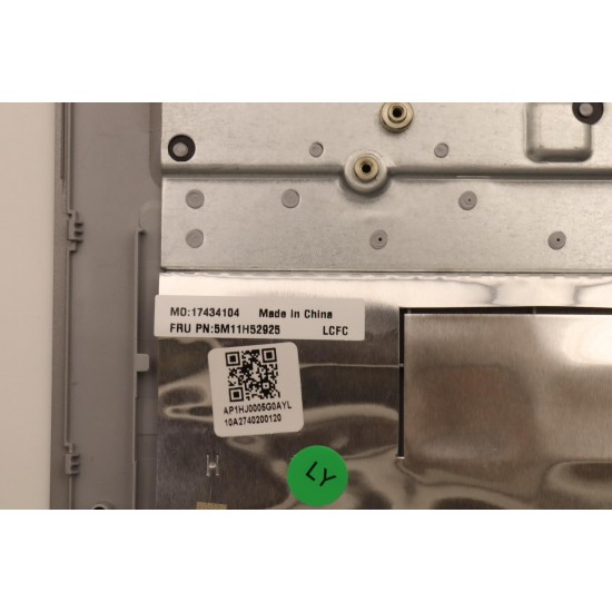 Carcasa superioara cu tastatura palmrest Laptop, Lenovo, Thinkpad E14 Gen 4 Type 21E3, 21E4, 21EB, 21EC, 20T7, 5M11H52932, AP1HJ0005G0AYL, AM226000300, iluminata, argintie, layout UK