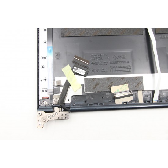 Capac Display cu balamale si cablu video LVDS Laptop, Lenovo, Legion 5-15ITH6H Type 82JH, 5CB1C72438, AP1ZT000170, ECHV000900, ECHV000A00, albastru inchis