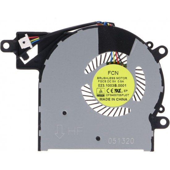 Cooler Laptop, HP, Pavilion X360 13-S, TPN-W113, 809825-001, 023.1003B.0001-FGCS, DFS400705PU0T, NS55C00-14J12, 5V, 0.50A