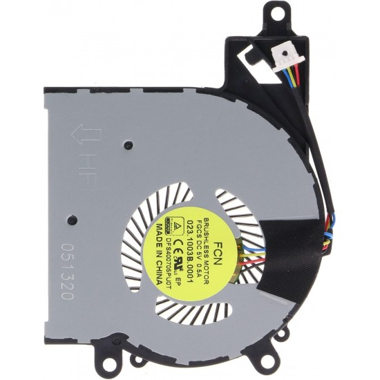 Cooler Laptop, HP, Pavilion X360 13-S, TPN-W113, 809825-001, 023.1003B.0001-FGCS, DFS400705PU0T, NS55C00-14J12, 5V, 0.50A