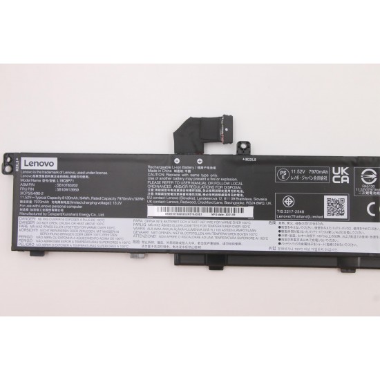 Baterie Laptop, Lenovo, ThinkPad P15 Gen 2 Type 20YQ, 20YR, 5B10W13959, 3ICP5/54/90-2, L19C6P71, 11.52V, 7970mAh, 94Wh