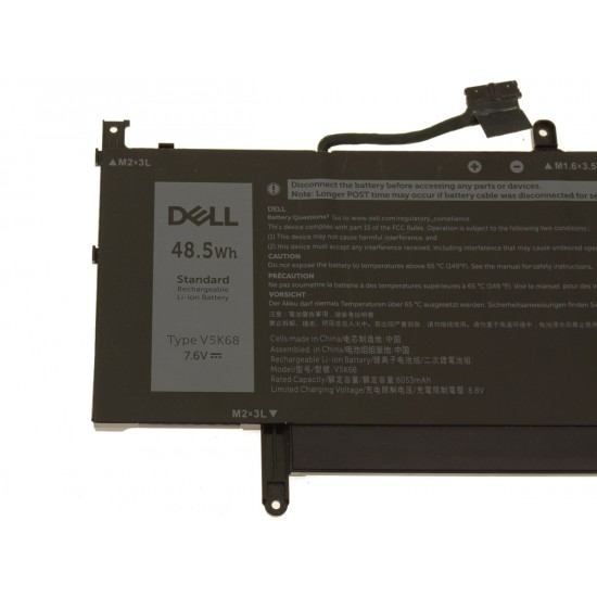 Baterie Laptop, Dell, Latitude 9510, 9520, 0V5K68, V5K68, 7.6V, 6053mAh, 48.5Wh