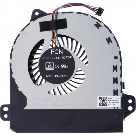 Cooler placa video Laptop, Asus, ROG G701V, G701VI, G701VIK, 13NB0E60P05011, 13N1-15P0401, DFS593512MN0T-FJJ5, 12V, 0.7A, GPU
