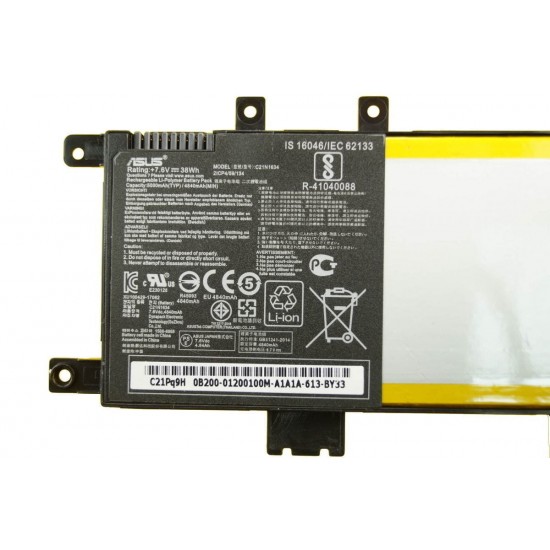 Baterie Laptop, Asus, VivoBook 15 A542B, A542BA, A542BP, A542U, A542UA, A542UQ, A542UR, A542UN, 0B200-02550000, 2ICP4/59/134, C21N1634, 7.6V, 5000mAh, 38Wh