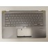 Carcasa superioara cu tastatura palmrest Laptop, Asus, ZenBook Flip 14 UM462D, UM462DA, 90NB0MK1-R31UI1, 3BBKRTAJN20, UX462DA-2G, iluminata, argintie, layout US