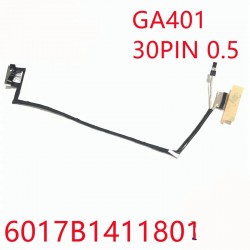 Cablu video LVDS Laptop Gaming, Asus, ROG Zephyrus G14 GA401I, GA401IH, GA401IHR, GA401II, GA401IU, GA401IV, GA401Q, GA401QC, GA401QE, GA401QEC, GA401QH, GA401QM, 14005-03370400, 6017B1411701, 6017B1411801, GA401 EDP Cable, 30 pini