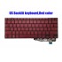 Tastatura Laptop, Asus, ZenBook S UX391F, UX391FA, UX391U, UX391UA, iluminata, rosie, layout US