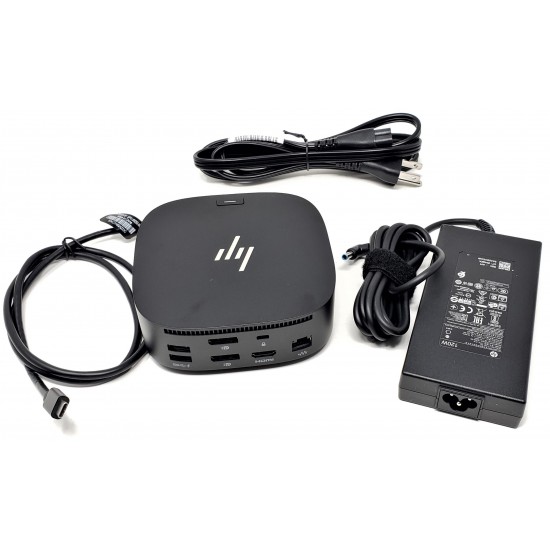 Docking Station HP USB-C Dock G5 EURO, 5TW10AA#ABB, sistem de andocare cu incarcator de 120w