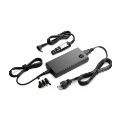 Incarcator combo auto si priza pentru Laptop, HP, 90W, slim, combo, 3 mufe de conectare si USB-C, D9Y32AA
