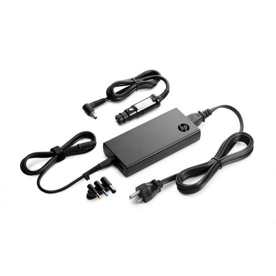 Incarcator combo auto si priza pentru Laptop, HP, 90W, slim, combo, 3 mufe de conectare si USB-C, D9Y32AA
