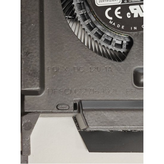 Cooler placa video Laptop Gaming, Asus, ROG Zephyrus Duo 16 GX650R, GX650RM, GX650RS, GX650RX, GX650RW, 13NR0BI0P05011, DFSCM22716392L-FQLX, 6033B0120901, 12V, 1A, GPU