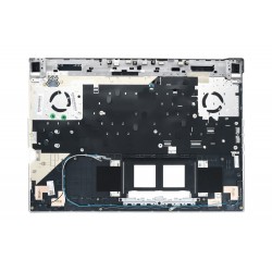 Carcasa superioara cu tastatura palmrest Laptop Gaming, Asus, ROG Strix Scar 17 G733Q, G733QM, G733QR, G733QS, G733QSA, 90NR0591-R31US1, iluminata, RGB, layout US