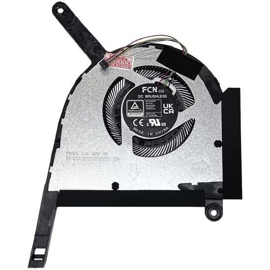 Cooler procesor Laptop, Asus, Tuf Gaming F17 FX707ZC, FX707ZE, DQ5D581F000, DFS5K22B05673J FP82, 13NR09M0T01011, 5V, 0.5A, 2.25W, CPU